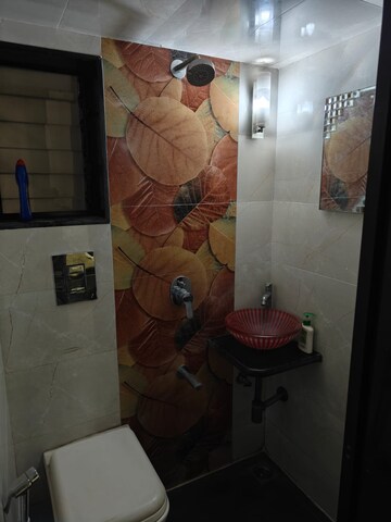 Bathroom in 2 BHK Apartment at Satyam Shivam Sundaram CHS Sion, Sion – for Rent