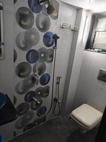Bathroom in 2 BHK Apartment at Satyam Shivam Sundaram CHS Sion, Sion – for Rent