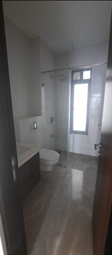 Bathroom in 3 BHK Apartment at Piramal Vaikunth, Balkum Pada – for Rent