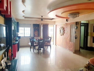 Living Room in 3 BHK Apartment at Gera Emerald City Baner, Baner – for Rent