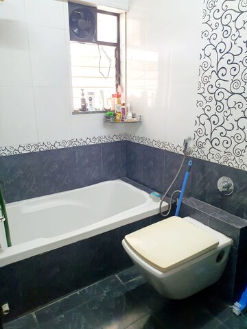 Bathroom in 3 BHK Apartment at Gera Emerald City Baner, Baner – for Rent
