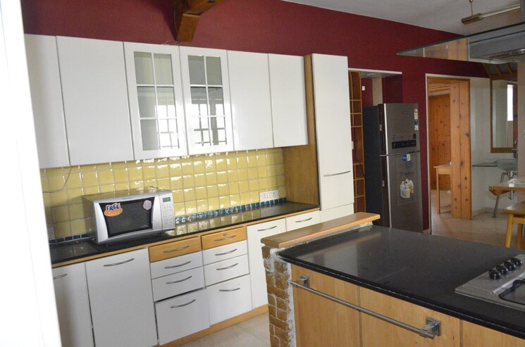 Kitchen, marble-arch 3 Bedroom 3200 Sq.Ft. Penthouse In Aundh Pune 7894399