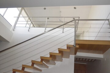 Staircase in 3 BHK Penthouse at Marble Arch, Aundh – for Rent