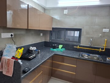 Kitchen in 3 BHK Apartment at Near Vaishno Devi Circle On Sg Highway – for Rent