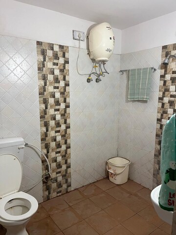 Bathroom in 3 BHK Apartment at Morabadi – for Rent