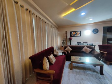 Living Room in 3 BHK Apartment at Vaishnodevi Circle – for Rent