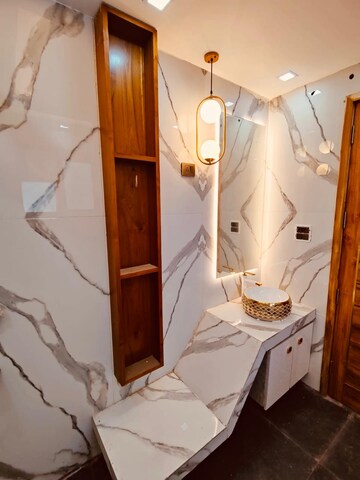 Bathroom in 3 BHK Builder Floor at Sector 14 – for Rent