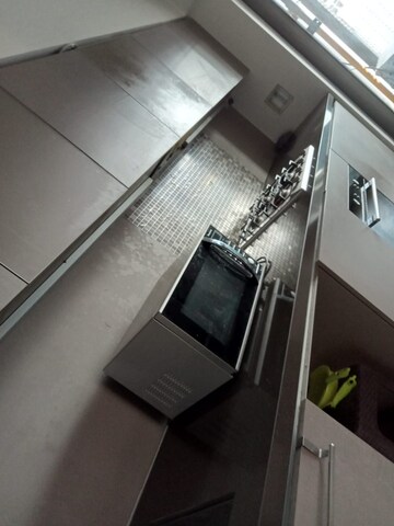 Kitchen in 4 BHK Apartment at Lodha World Crest, Worli – for Sale