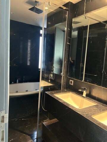 Attached Bathroom in 5 BHK Apartment at Lodha Trump Tower, Worli – for Rent