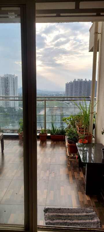 Balcony in 2 BHK Apartment at Kolte Patil Life Republic, Hinjewadi – for Rent