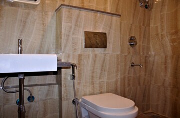 Bathroom in 1 BHK Apartment at Lodha Kolshet, Kolshet Road – for Rent