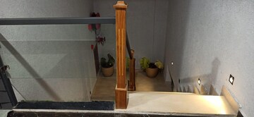 Staircase in 3 BHK Apartment at Hermitage Centralis, Vip Road – for Sale