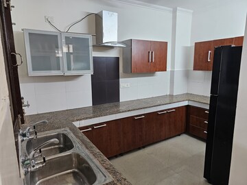 Kitchen in 3 BHK Apartment at Surya Towers Zirakpur, Lohgarh – for Rent