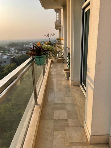 Balcony in 5 BHK Builder Floor at Vasant Vihar – for Sale