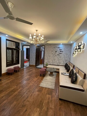 Living Room in 3 BHK Builder Floor at Saket – for Rent