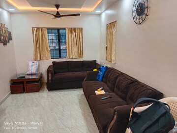 Living Room in 2 BHK Apartment at Shivtara Garden Apartment, Kothrud – for Rent