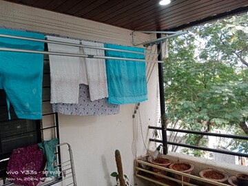Balcony in 2 BHK Apartment at Shivtara Garden Apartment, Kothrud – for Rent