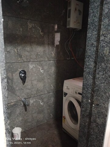 Bathroom in 2 BHK Apartment at Shivtara Garden Apartment, Kothrud – for Rent
