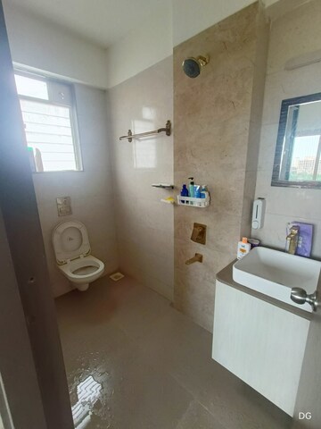 Bathroom in 2 BHK Apartment at Prem Tower, Goregaon West – for Rent