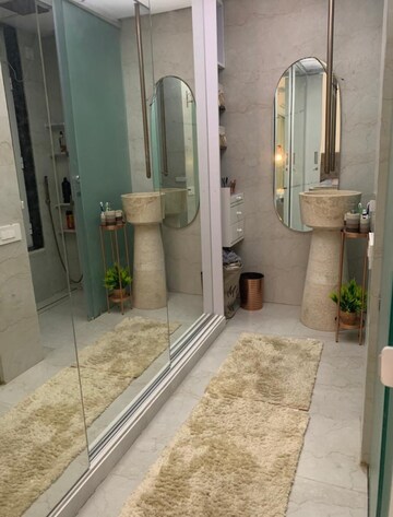 Bathroom in 4 BHK Apartment at Courtyard by Narang Realty and The Wadhwa Group, Pokhran Road No 2 – for Sale