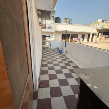Balcony in 1 BHK Builder Floor at Sector 1 – for Rent