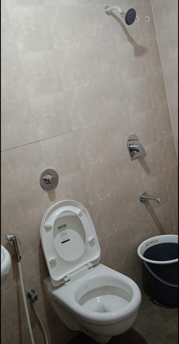 Bathroom in 2 BHK Apartment at Cosmos Habitat, Majiwada – for Rent