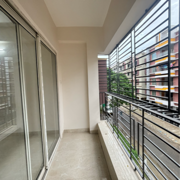 Balcony in 3 BHK Apartment at Cancun Eco Zone, New Town – for Sale