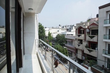 Balcony in 3 BHK Builder Floor at Greater Kailash I – for Rent