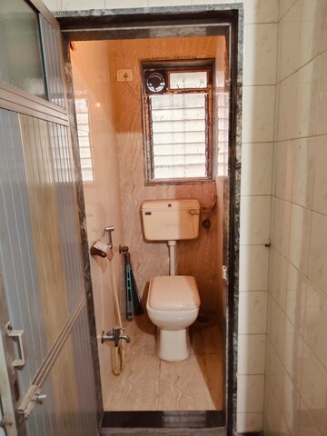Bathroom in 1 BHK Apartment at Shruti Park, Dhokali – for Rent