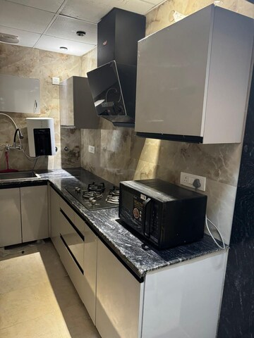 Kitchen in 1 BHK Builder Floor at Sector 15 – for Rent