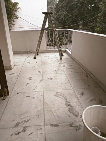 Balcony in 3 BHK Builder Floor at Greater Kailash I – for Rent