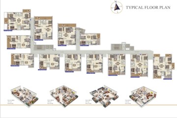 Master Plan in 3 BHK Apartment at Advaitas Vibha, Osman Nagar – for Sale