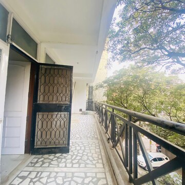 Balcony in 3 BHK Builder Floor at Malviya Nagar – for Rent