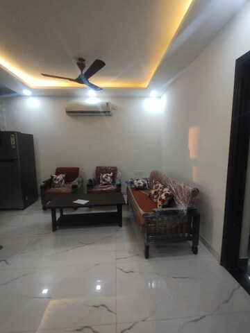 Living Room in 3 BHK Builder Floor at Ansal Sushant Lok I, Sector 43 – for Rent