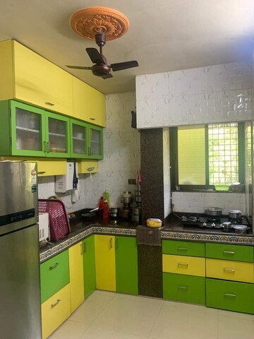 Kitchen in 1 BHK Apartment at New Highway Park E-3 CHS, Kandivali East – for Rent