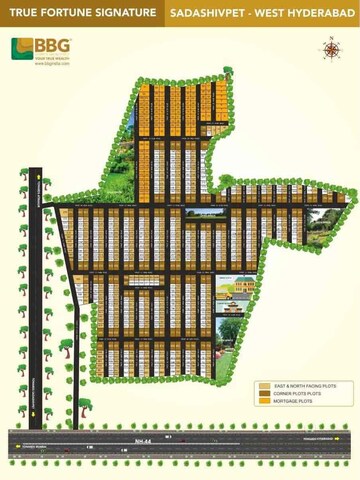  Plot – Exterior View View at BBG True Greens 3, Shadnagar - for Sale