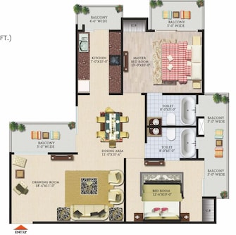 2 BHK Apartment For Resale in VVIP Mangal Raj Nagar Extension Ghaziabad  7898151