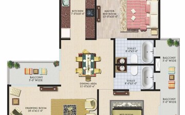 2 BHK Apartment For Sale in VVIP Mangal, Raj Nagar Extension