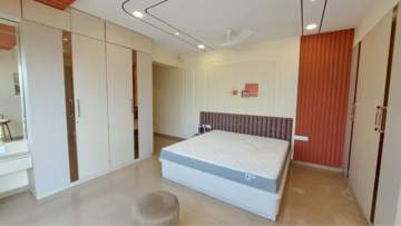 Bedroom in 3 BHK Apartment at Soham Crystal Spires, Manpada – for Sale