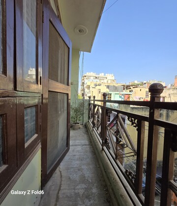 Balcony in 3 BHK Builder Floor at Chattarpur – for Rent