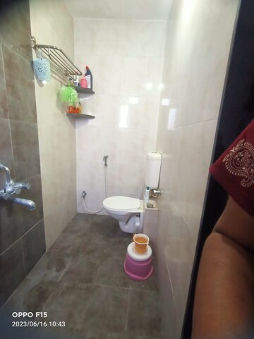 Bathroom in 3 BHK Apartment at Shanti Elixir, Mundhwa – for Rent
