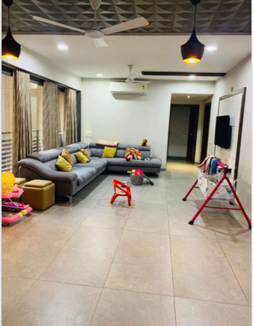 Living Room in 4 BHK Apartment at Science City – for Sale