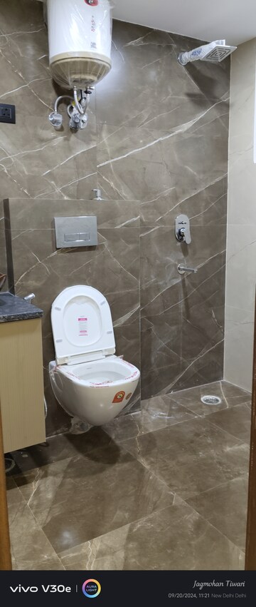 Bathroom in 3 BHK Builder Floor at Chattarpur – for Sale