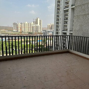 Balcony in 3 BHK Apartment at Godrej Meridien, Mohammad Heri Village – for Rent
