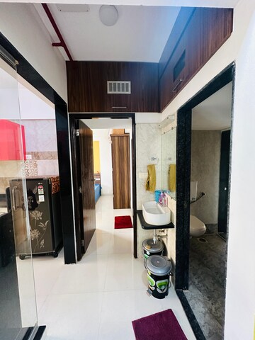 Bathroom in 1 BHK Apartment at Triveni Dynamic Ultima Bliss, Kalyan West – for Rent