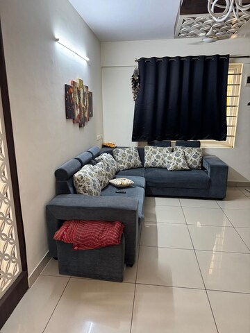 Living Room in 2 BHK Apartment at Disha Central Park, Varthur Road – for Rent