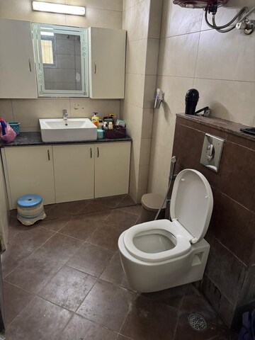Bathroom in 2 BHK Apartment at Disha Central Park, Varthur Road – for Rent