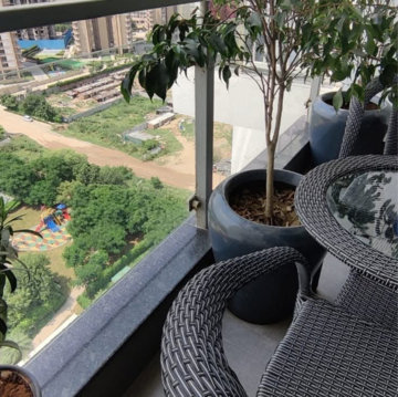 Balcony in 3 BHK Apartment at ATS Marigold, Sector 89b – for Rent