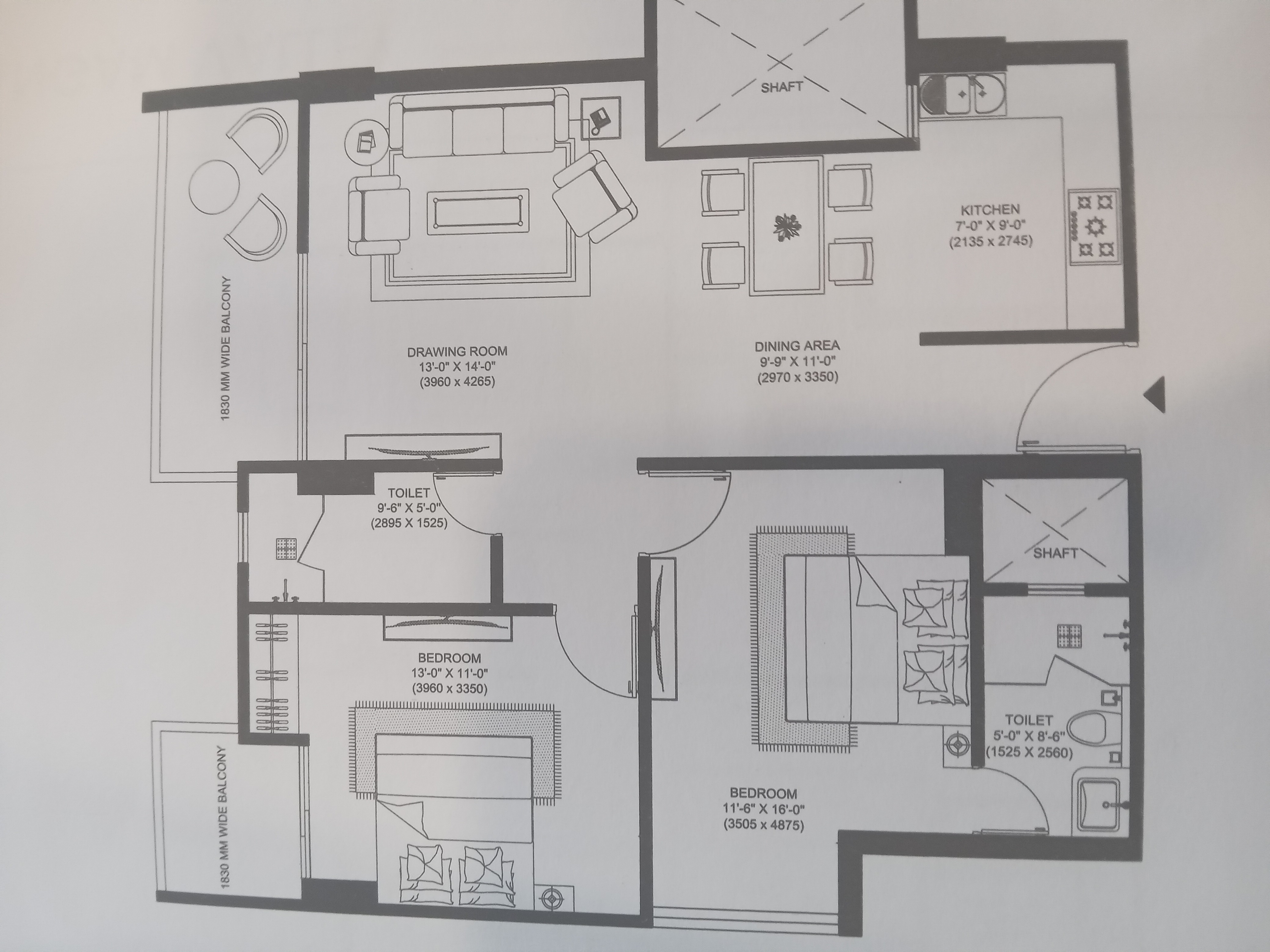 2 BHK Apartment For Sale in Doon Trafalgar Extension