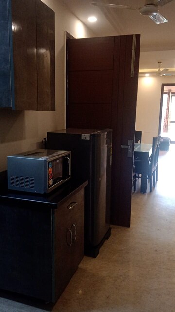 Kitchen in 2 BHK Builder Floor at Lajpat Nagar – for Rent